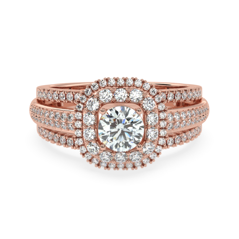 Shop Now 1.28Ct Natural Diamond Ring in Gold | SolitaireKart